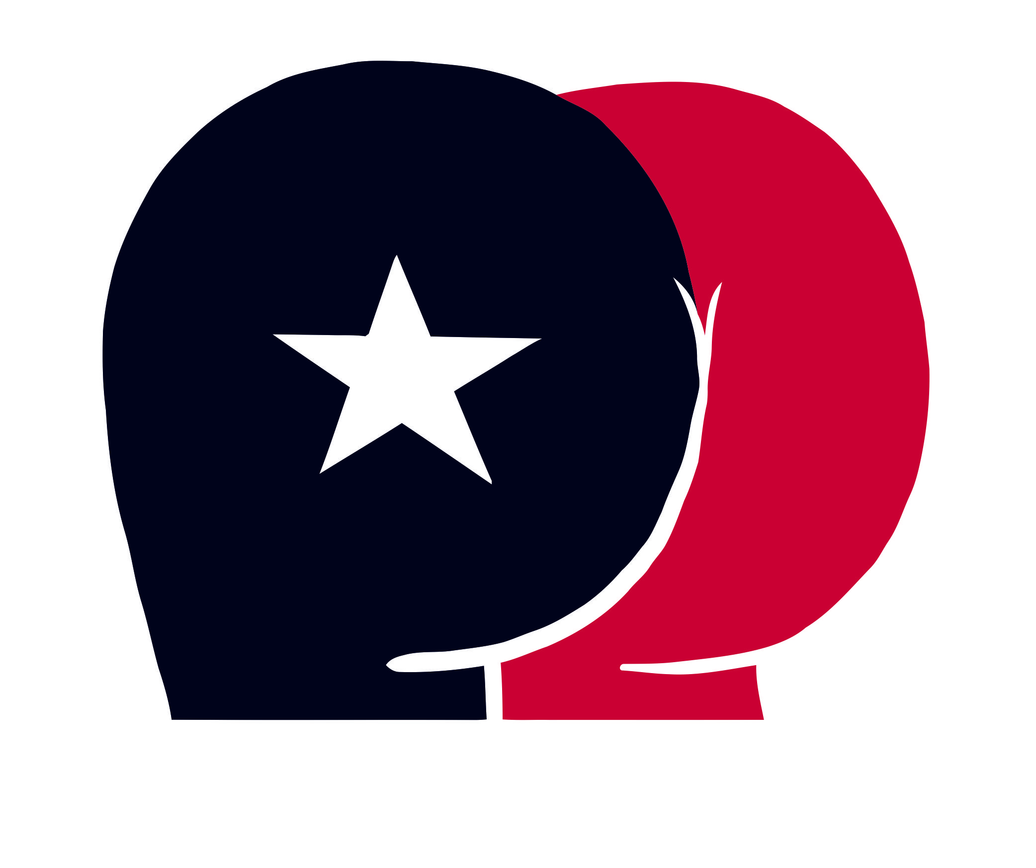 Houston Texans Butts Logo fabric transfer